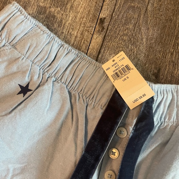 NWT Aerie Blue Star-Patterned Women’s PJ Shorts - Picture 2 of 5